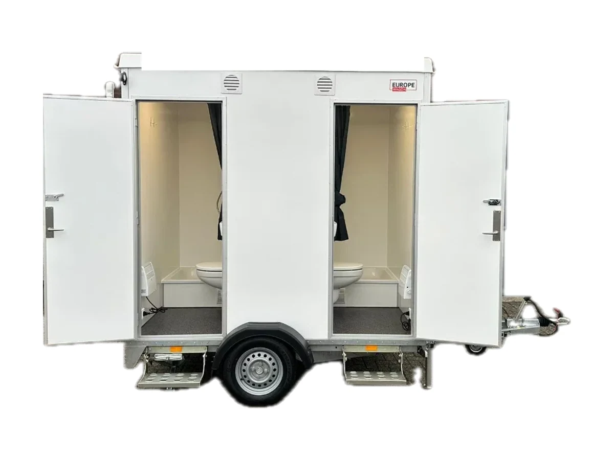 Dubbele mobiele badkamer Easywagon
