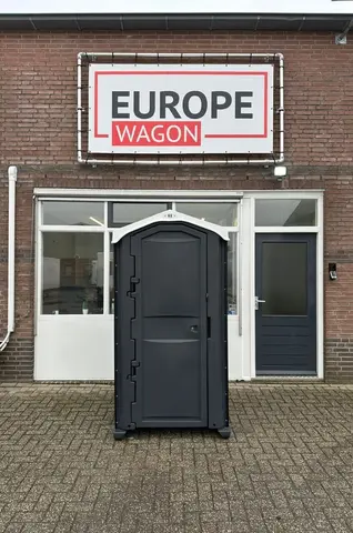 MTM donkergrijs, vooraanzicht voor een bedrijfspand
