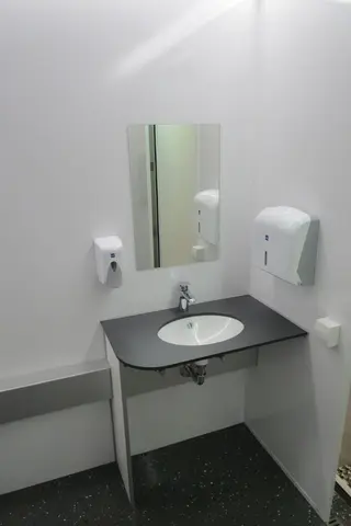 MIVA-toiletcontainer, wasbak
