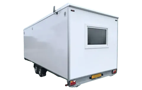Mobiele woonunit 660, achterkant