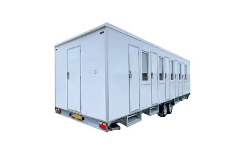 Mobiele woonunit 900 6A, buitenkant zonder dissel