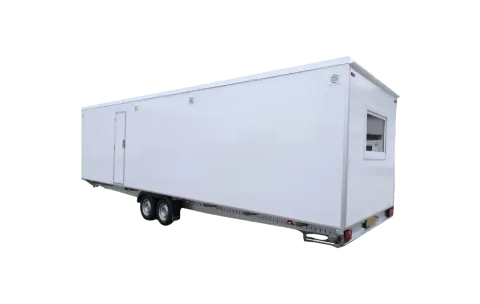 Mobiele woonunit 900 Flex, schuin zijaanzicht